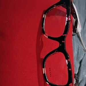 Prada Black Tortoise Women's Eyeglass Frames